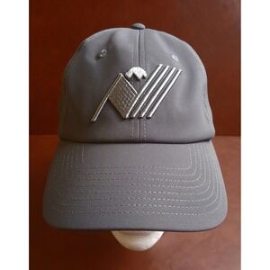 Nature Valley Gray Adjustable Baseball Cap Hat We Are Better Outside Silver Logo